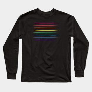 Gay Pride Flag Original Rainbow Stripes Long Sleeve T-Shirt